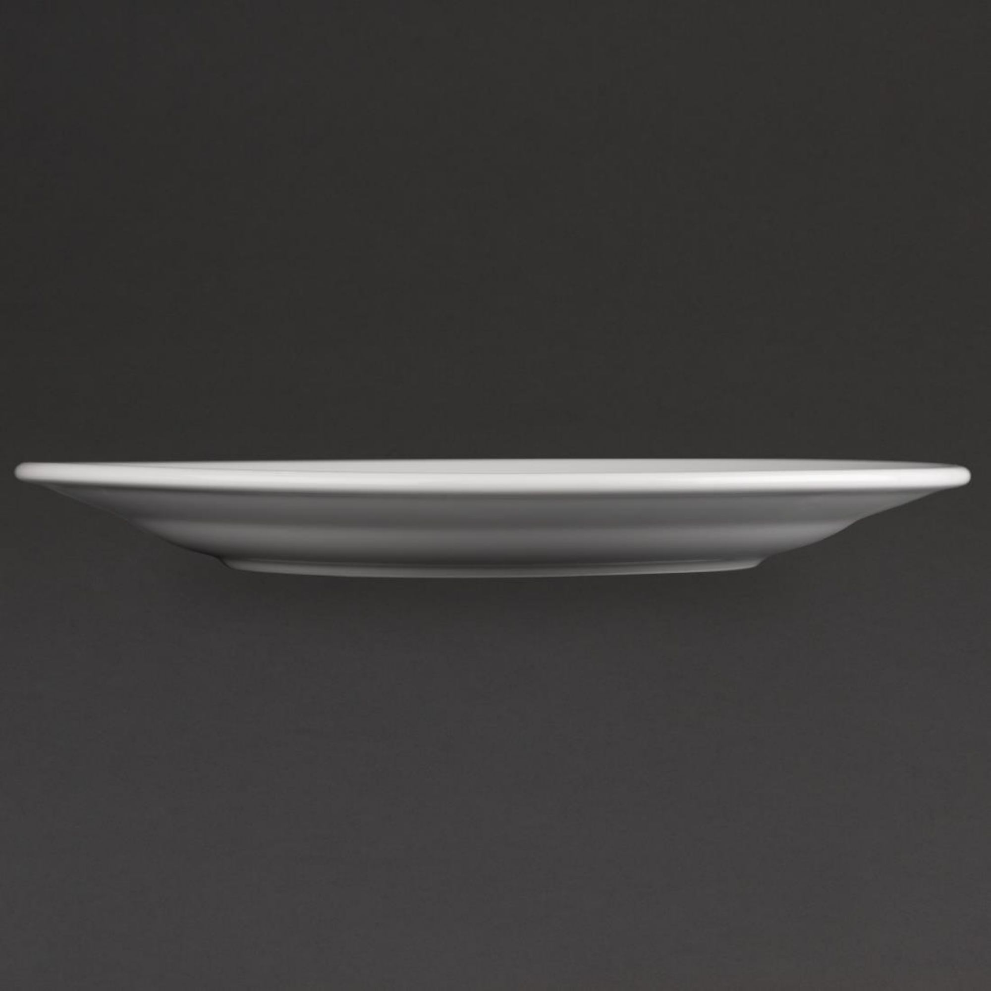 Picture of Olympia Athena Wide Rimmed Plates 280mm White (Pack of 6)