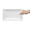 Picture of Olympia Whiteware Serving Rectangular Platters 250x 150mm (Pack of 4) - CC894