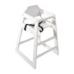 Picture of Bolero Wooden High Chair Antique White Finish - DL833