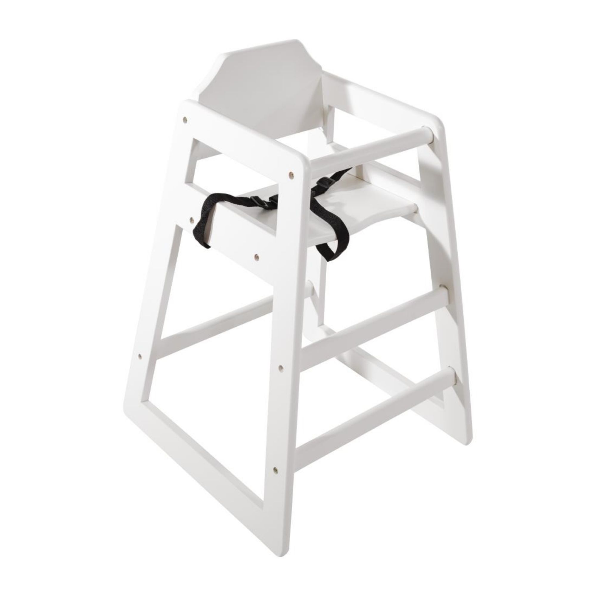 Picture of Bolero Wooden High Chair Antique White Finish - DL833