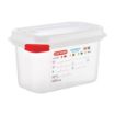 Picture of Araven Polypropylene 1/9 Gastronorm Food Storage Container 1Ltr (Pack of 4) - DL979