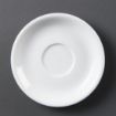 Picture of Olympia Whiteware Cappuccino Saucers (Pack of 12) - CB470