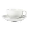 Picture of Olympia Whiteware Cappuccino Saucers (Pack of 12) - CB470