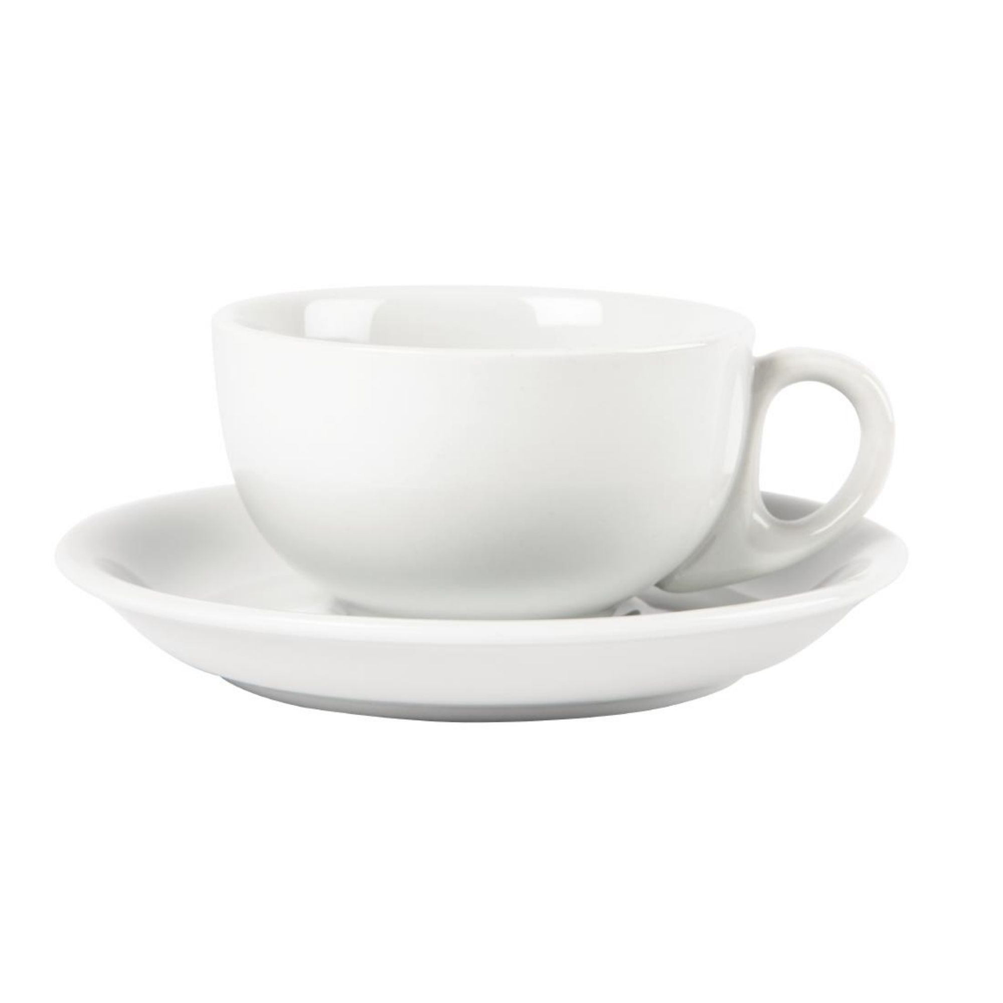 Picture of Olympia Whiteware Cappuccino Saucers (Pack of 12)