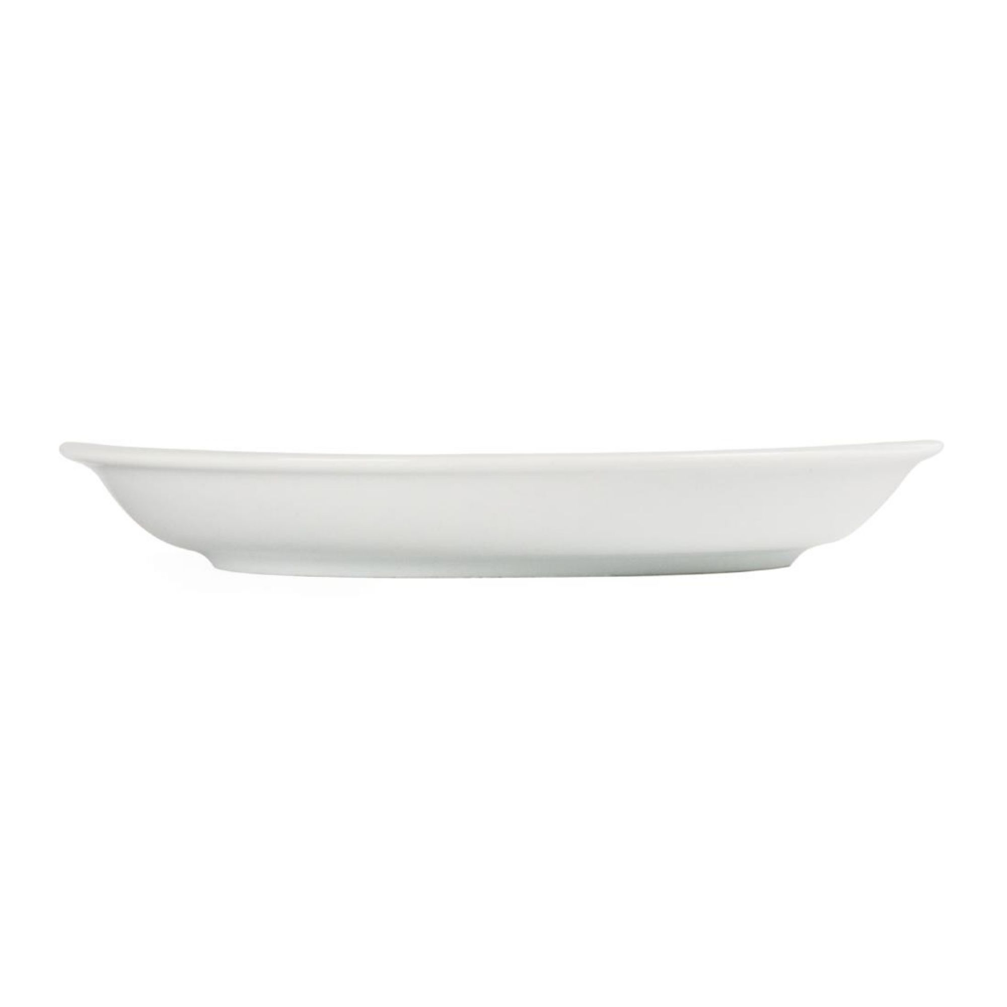Picture of Olympia Whiteware Cappuccino Saucers (Pack of 12)