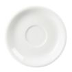 Picture of Olympia Whiteware Cappuccino Saucers (Pack of 12) - CB470