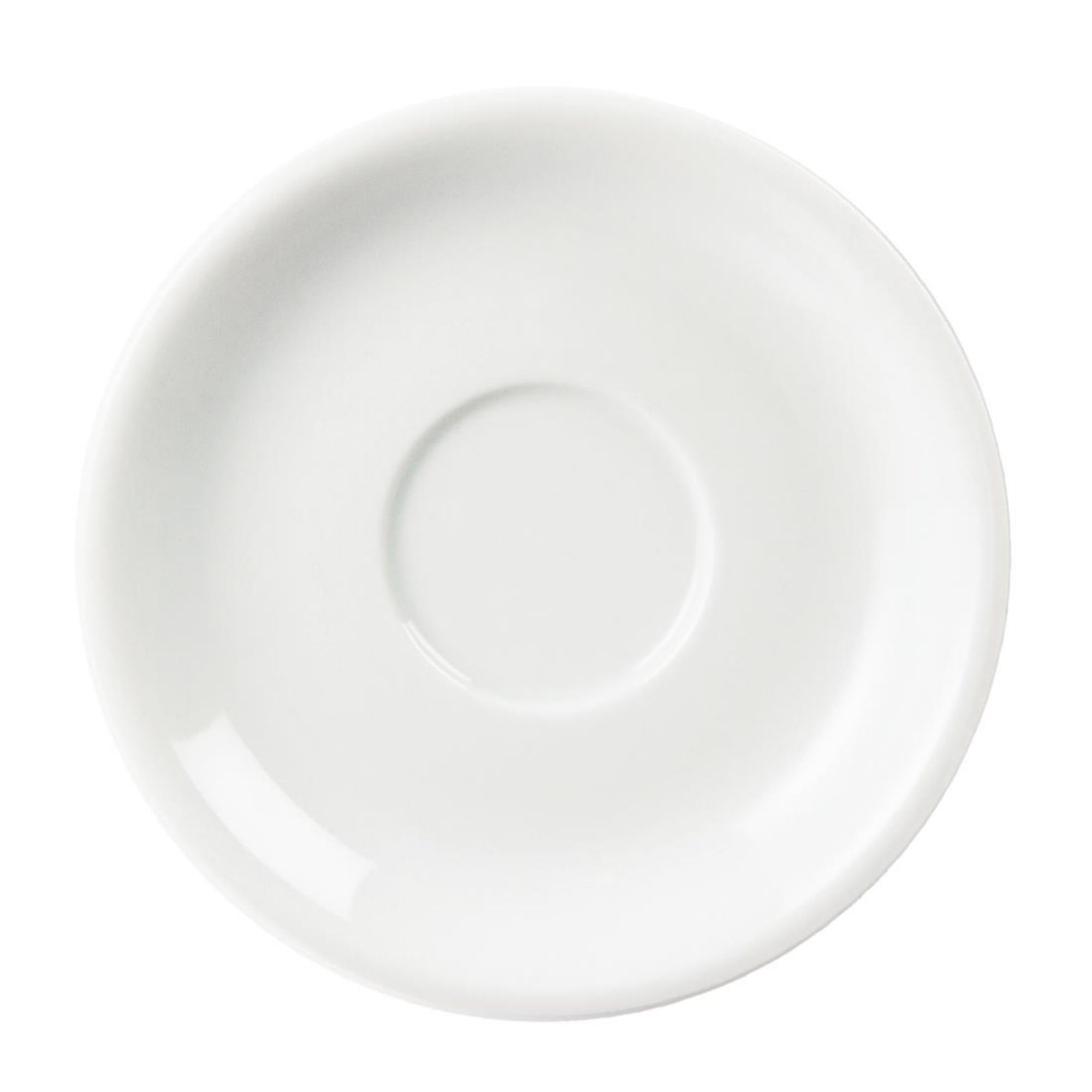 Picture of Olympia Whiteware Cappuccino Saucers (Pack of 12)