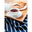 Picture of Olympia Whiteware Cappuccino Saucers (Pack of 12) - CB470