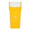 Picture of SYR Polypropylene Swing Bin Yellow 50Ltr - CC080