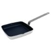 Picture of Vogue Aluminium Square Non-Stick Teflon Ribbed Skillet Pan 24cm - DL942