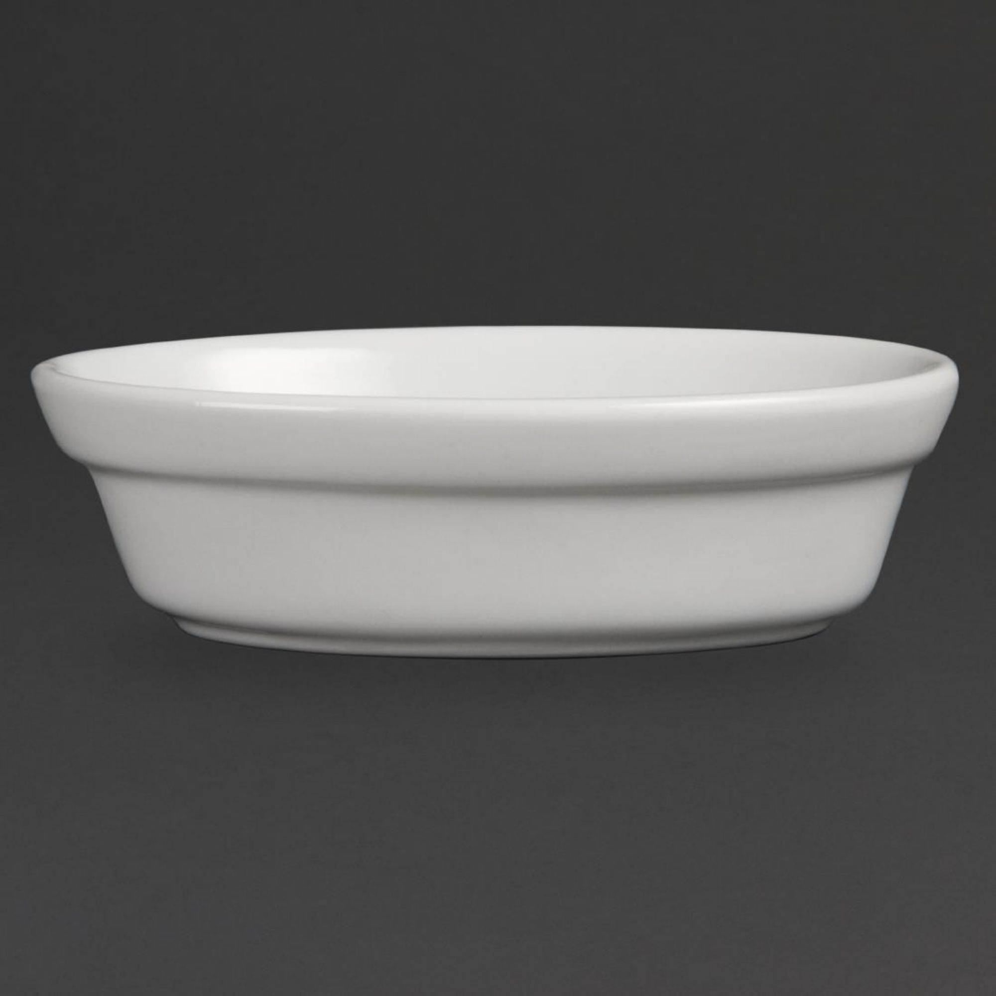 Picture of Olympia Whiteware Oval Pie Bowls 145mm (Pack of 6)