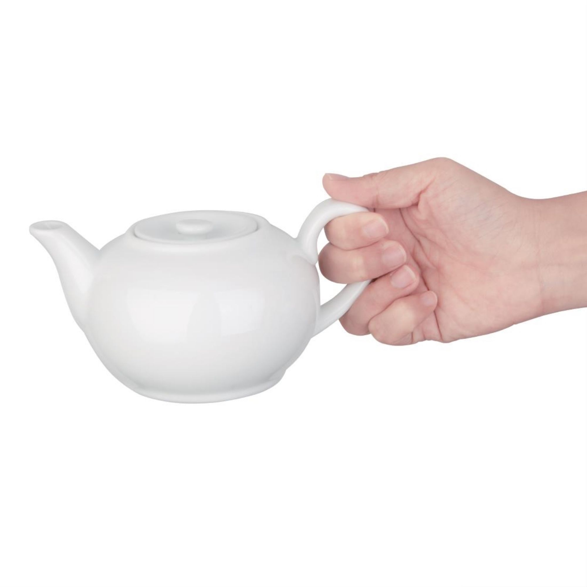 Picture of Olympia Whiteware Teapots 426ml (Pack of 4)