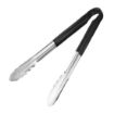 Picture of Hygiplas Colour Coded Black Serving Tongs 300mm - CB153