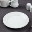 Picture of Olympia Athena Wide Rimmed Plates 202mm White (Pack of 12) - CC207