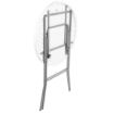 Picture of Bolero Round Poseur Folding Table White 800mm (Single) - DL046