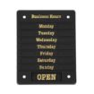 Picture of Beaumont Adjustable Opening Hours Display - DL226