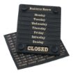 Picture of Beaumont Adjustable Opening Hours Display - DL226