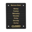 Picture of Beaumont Adjustable Opening Hours Display - DL226