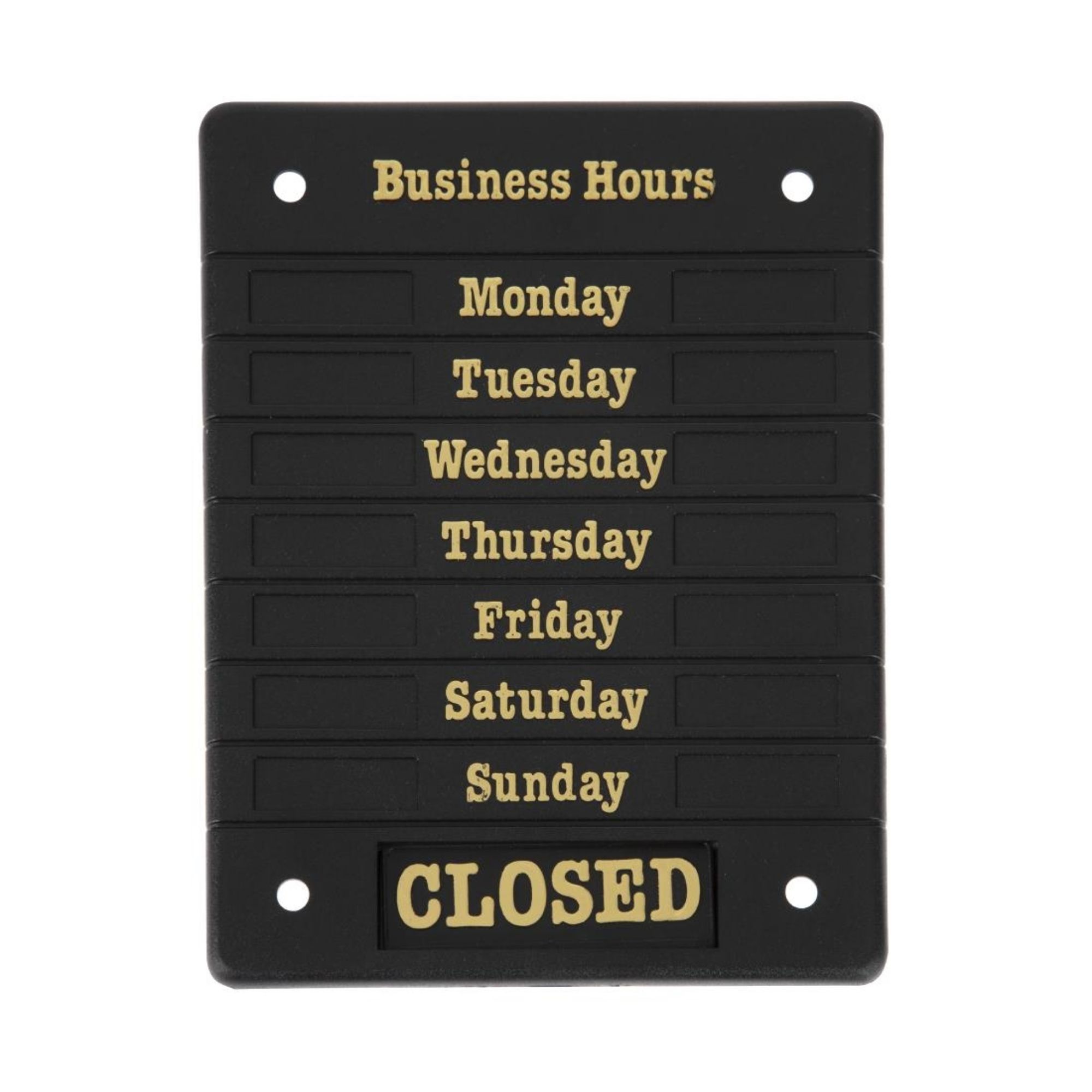 Picture of Beaumont Adjustable Opening Hours Display