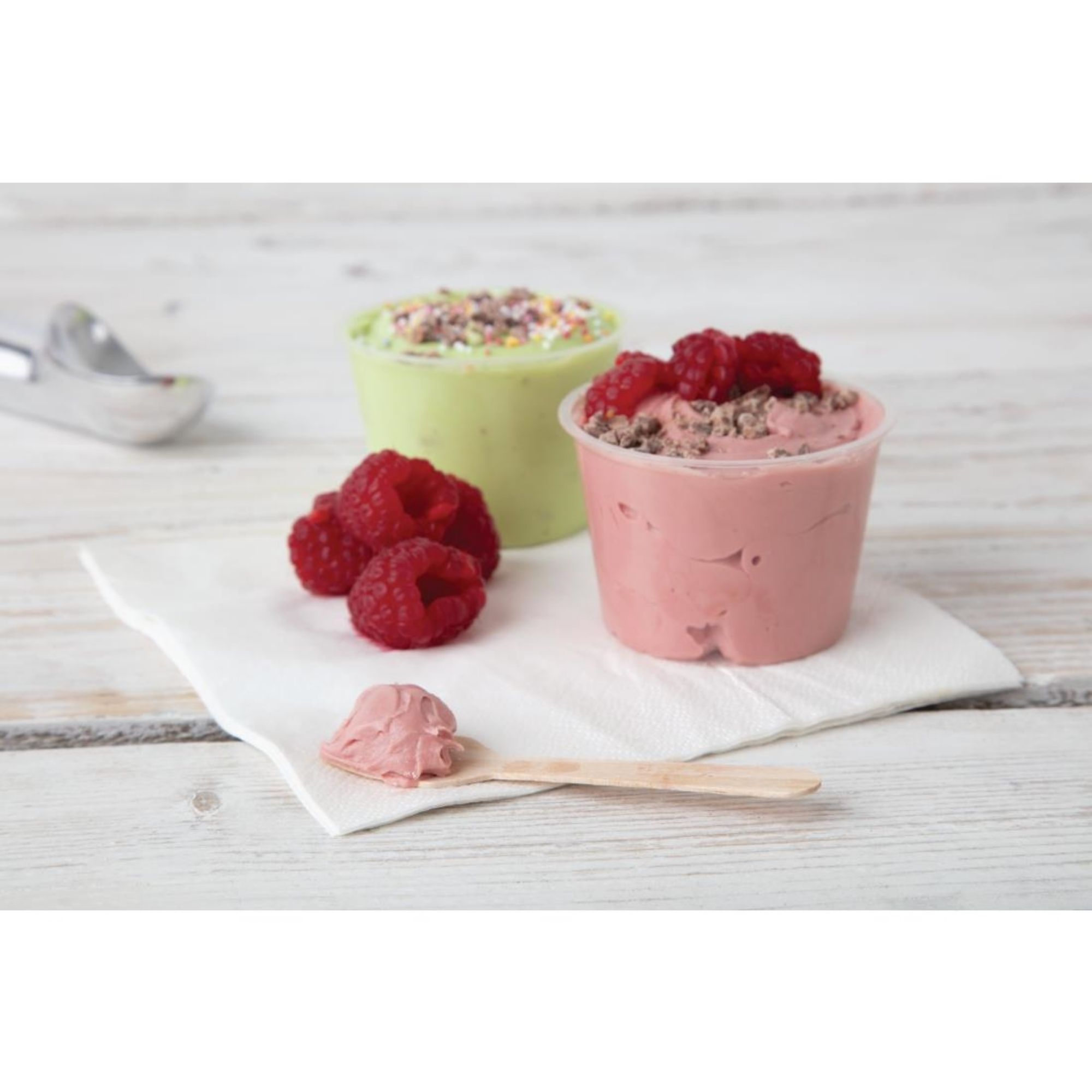 Picture of Fiesta Compostable Wooden Ice Cream Spoons (Pack of 100)