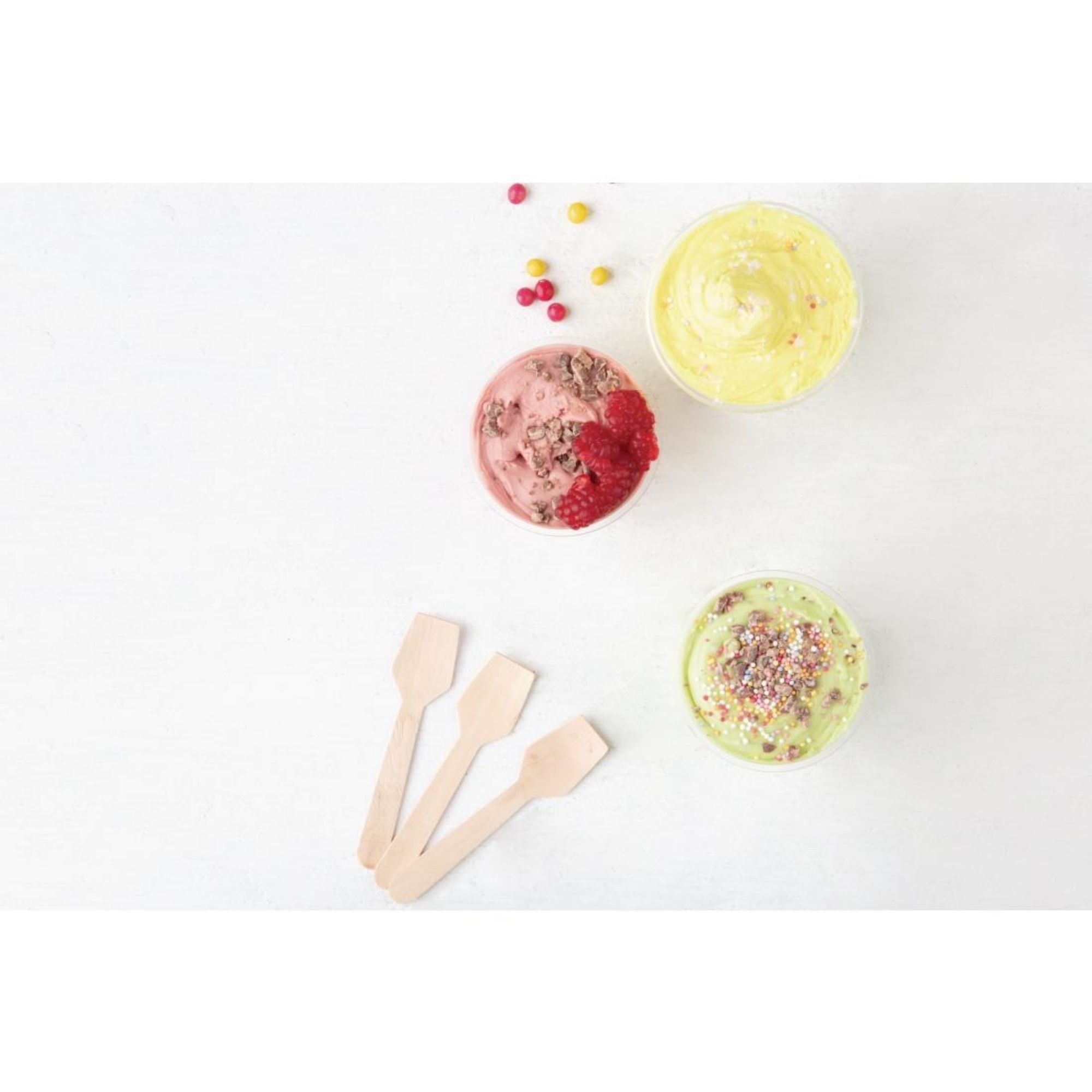Picture of Fiesta Compostable Wooden Ice Cream Spoons (Pack of 100)