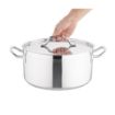 Picture of Nisbets Essentials Stainless Steel Stew Pot With Lid  32cm - DB255