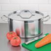 Picture of Nisbets Essentials Stainless Steel Stew Pot With Lid  32cm - DB255