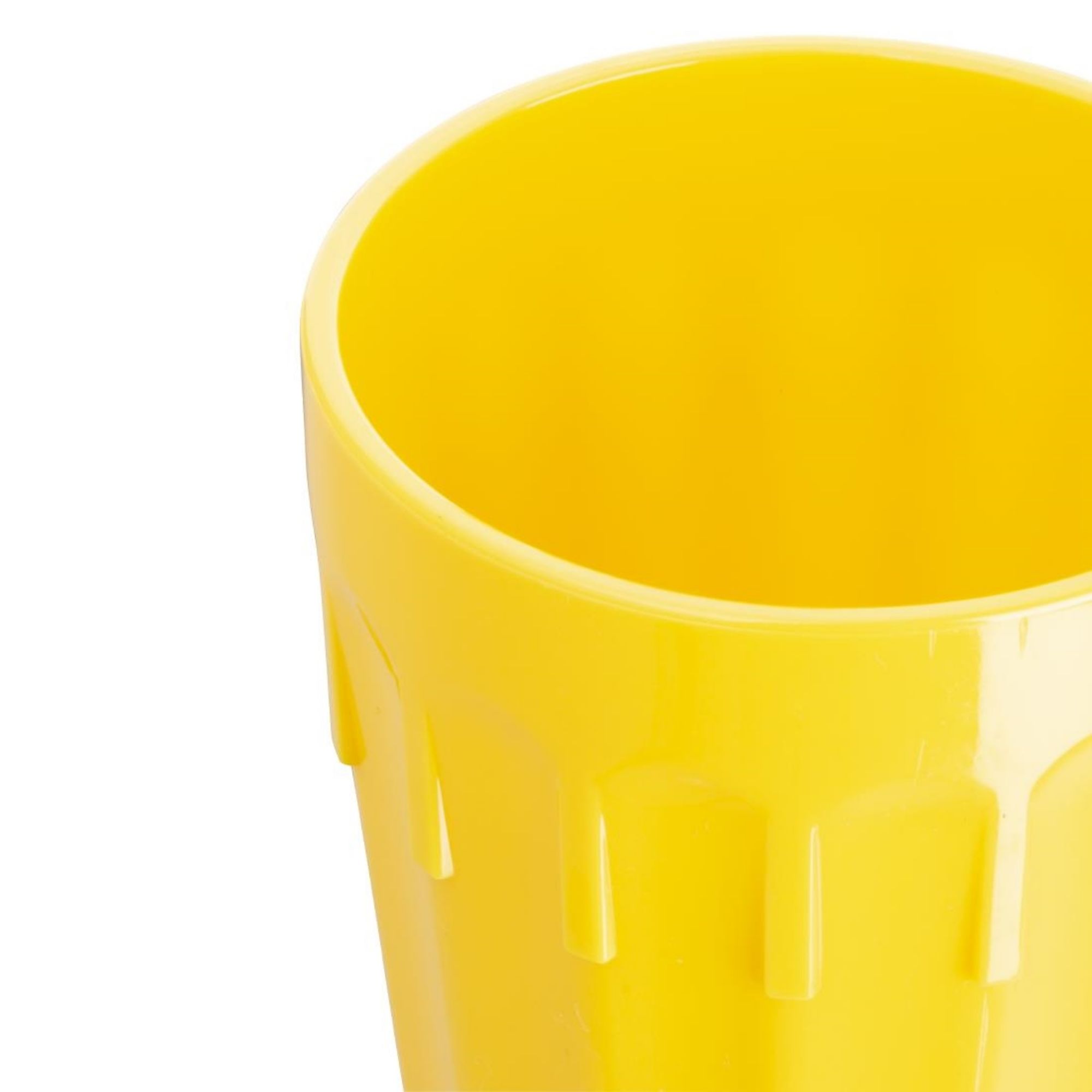 Picture of Olympia Kristallon Polycarbonate Tumblers Yellow 260ml (Pack of 12)