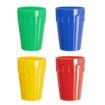 Picture of Olympia Kristallon Polycarbonate Tumblers Yellow 260ml (Pack of 12) - CB775