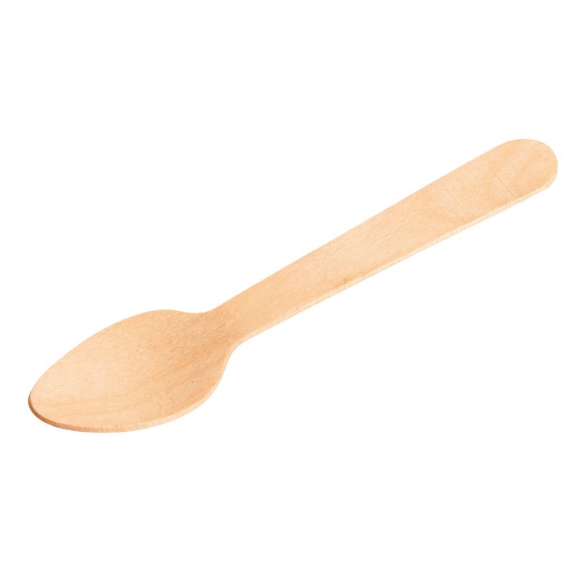 Picture of Fiesta Compostable Wooden Teaspoons (Pack of 100)