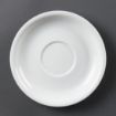 Picture of Olympia Whiteware Cappuccino Saucers 160mm (Pack of 12) - CB463