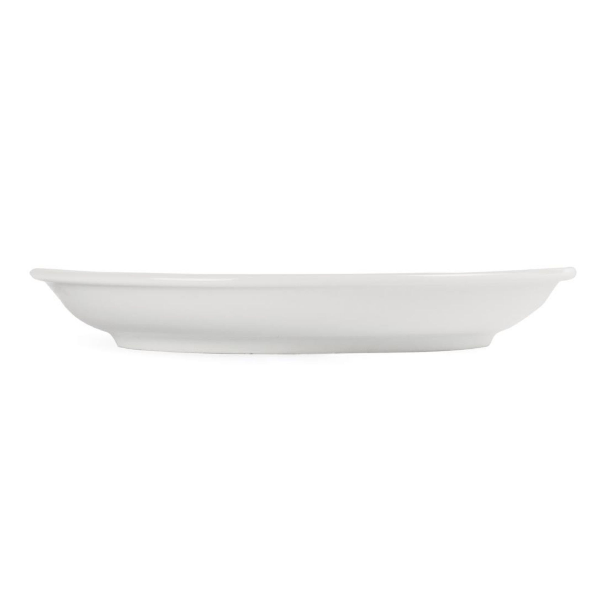 Picture of Olympia Whiteware Cappuccino Saucers 160mm (Pack of 12)