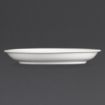 Picture of Olympia Whiteware Cappuccino Saucers 160mm (Pack of 12) - CB463