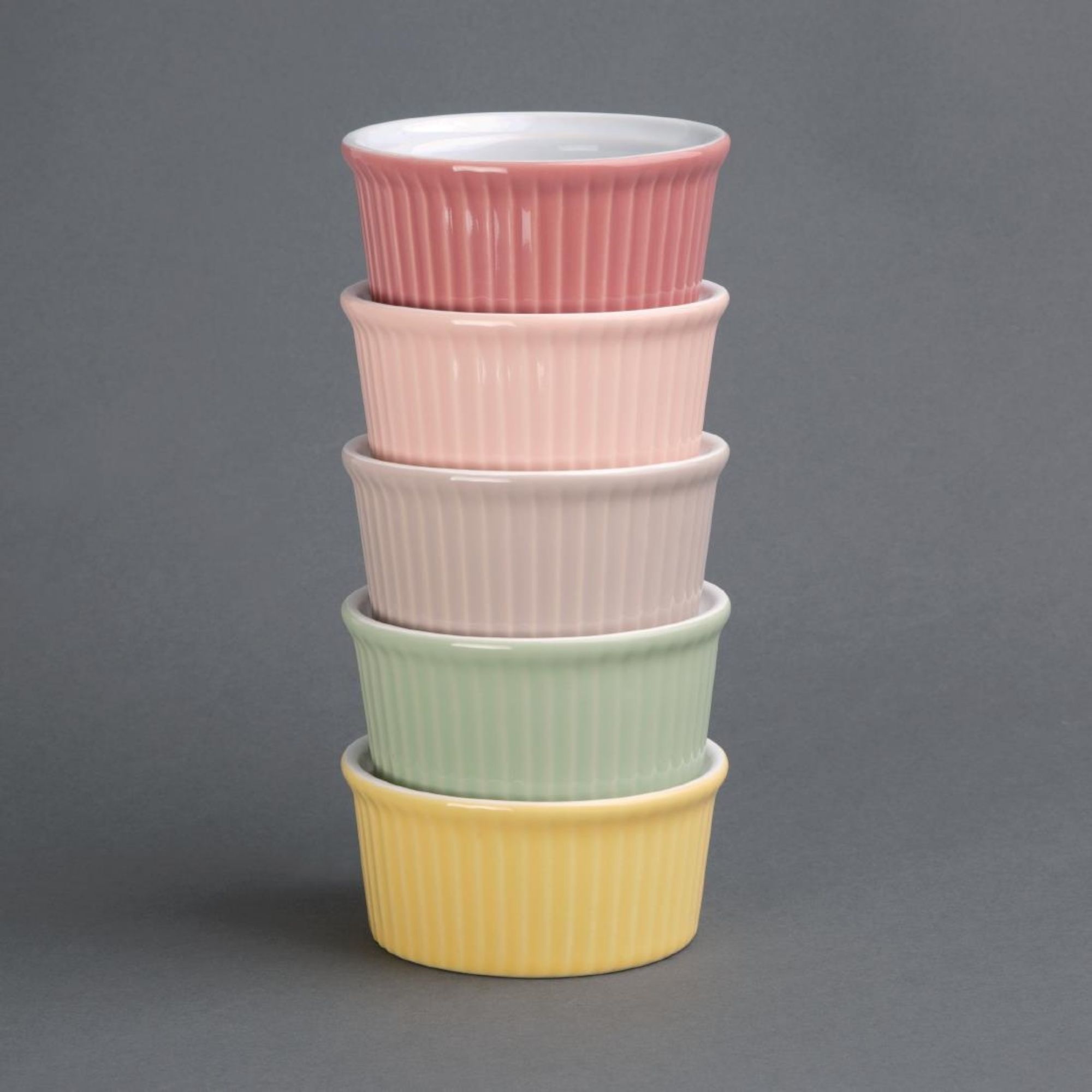 Picture of Olympia Pastel Ramekin Grey 145ml (Pack of 12)