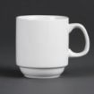 Picture of Olympia Whiteware Stacking Mugs 284ml 10oz (Pack of 12) - CB461