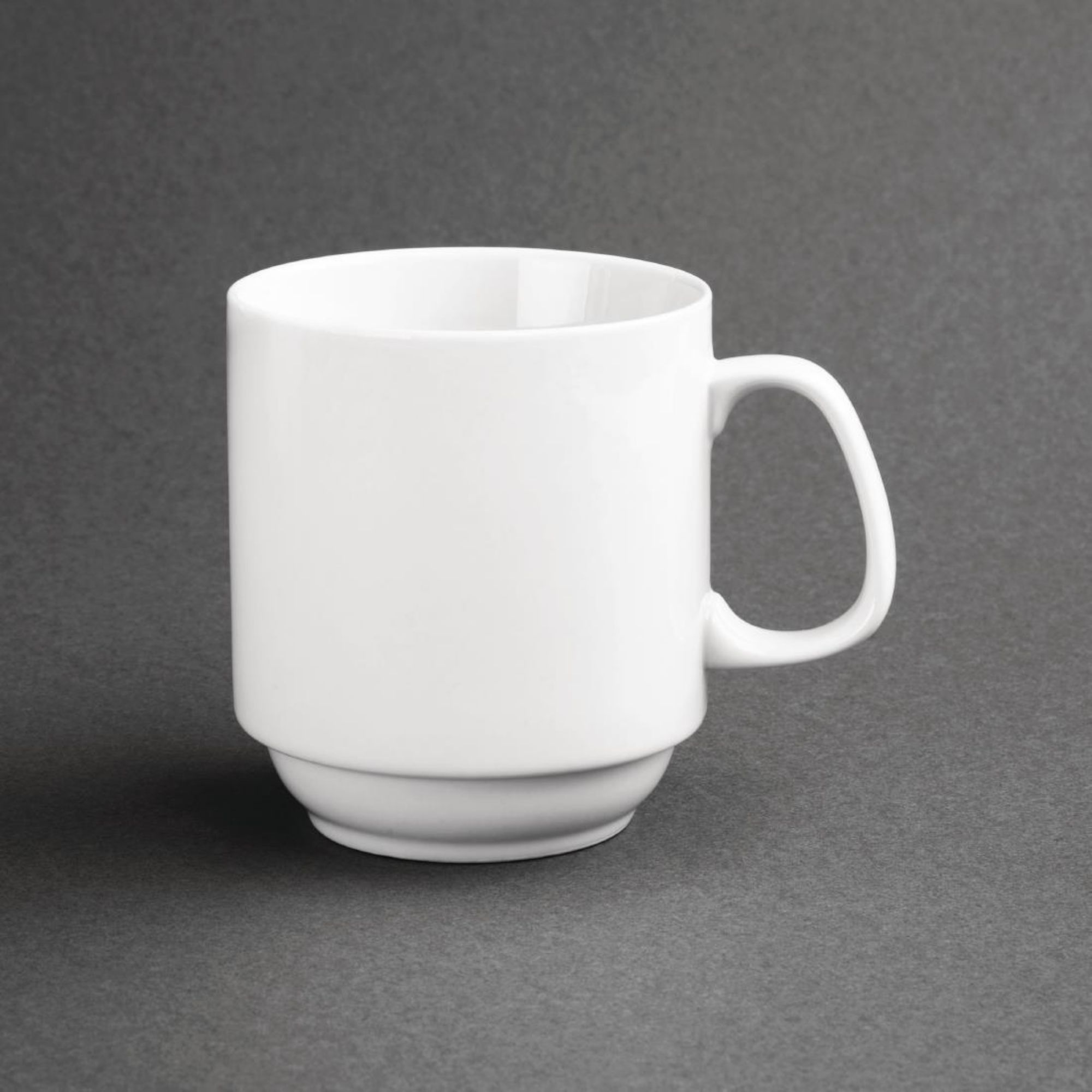 Picture of Olympia Whiteware Stacking Mugs 284ml 10oz (Pack of 12)