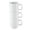 Picture of Olympia Whiteware Stacking Mugs 284ml 10oz (Pack of 12) - CB461