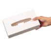 Picture of White Rectangular Tissue Holder - DA606