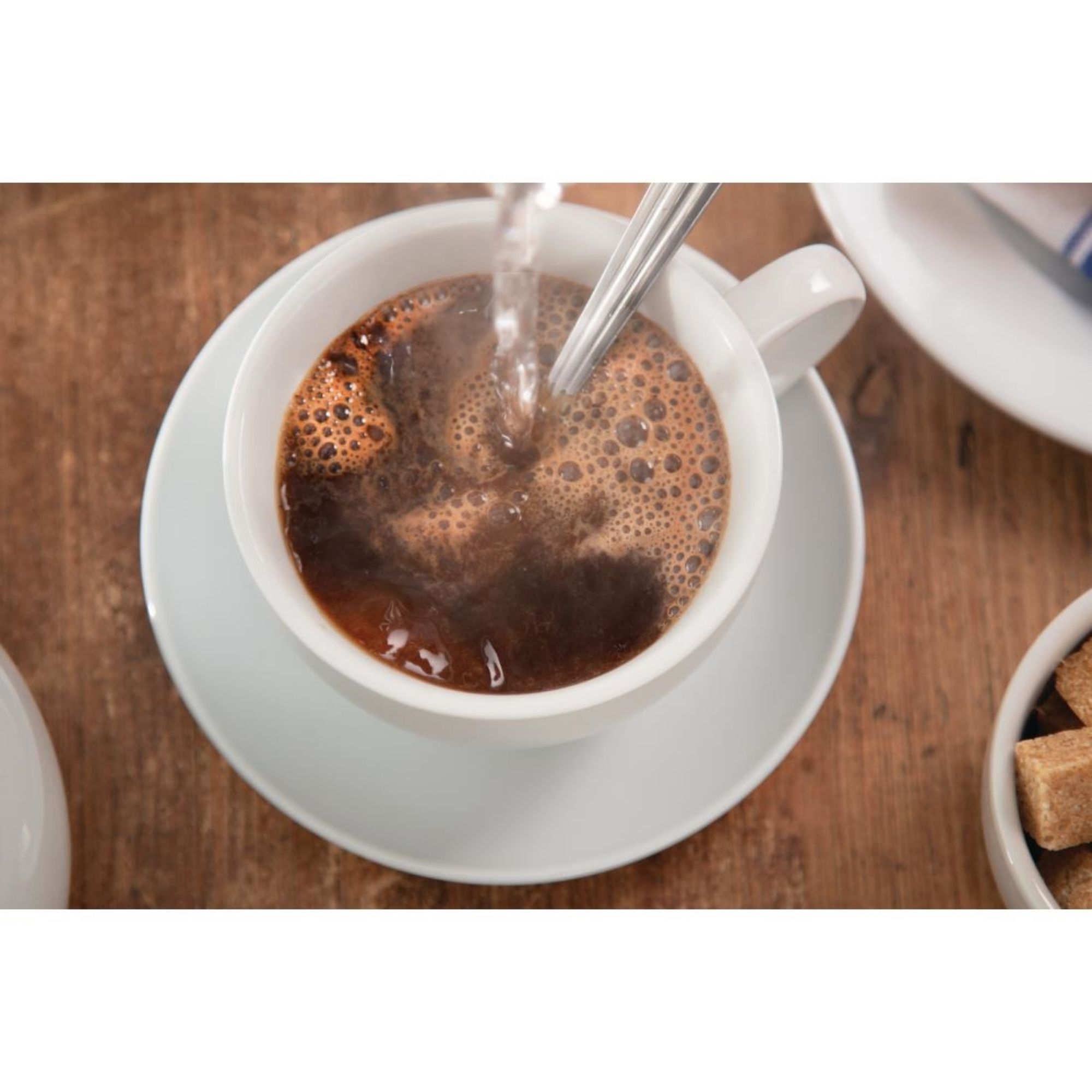 Picture of Olympia Whiteware Cappuccino Cups 10oz 284ml (Pack of 12)