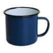 Picture of Olympia Enamel Mugs Blue 350ml (Pack of 6) - DC394