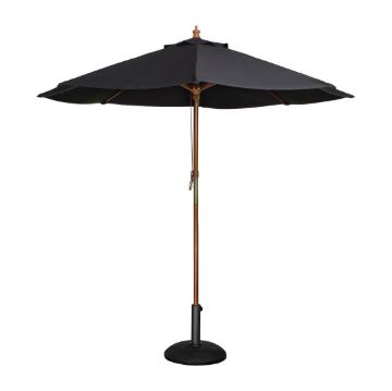 Picture of Bolero Round Parasol 3m Diameter Black