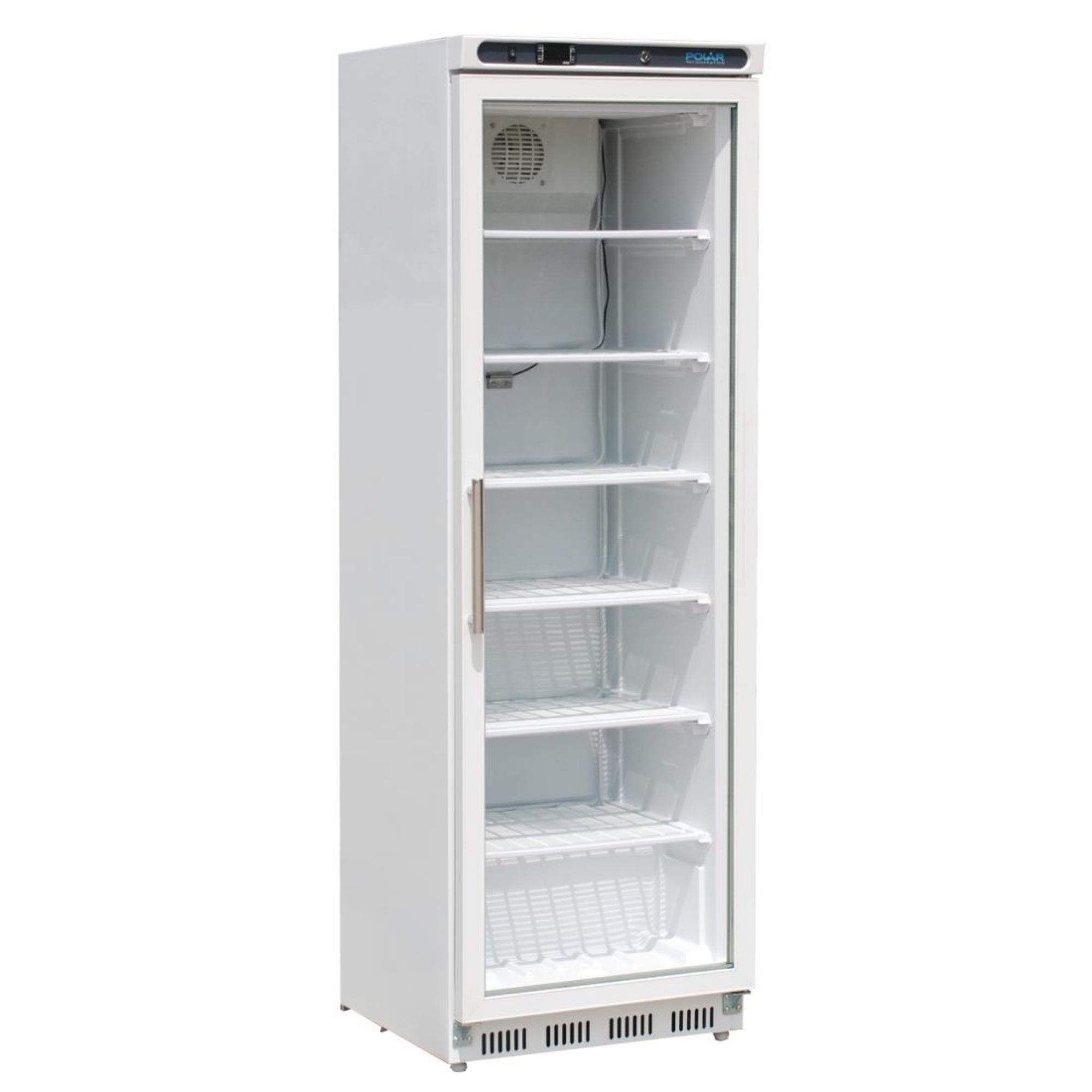 Picture of Polar C-Series Glass Door Display Freezer 365Ltr White - CB921
