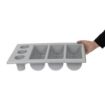 Picture of APS Stackable Plastic Cutlery Dispenser - CB675