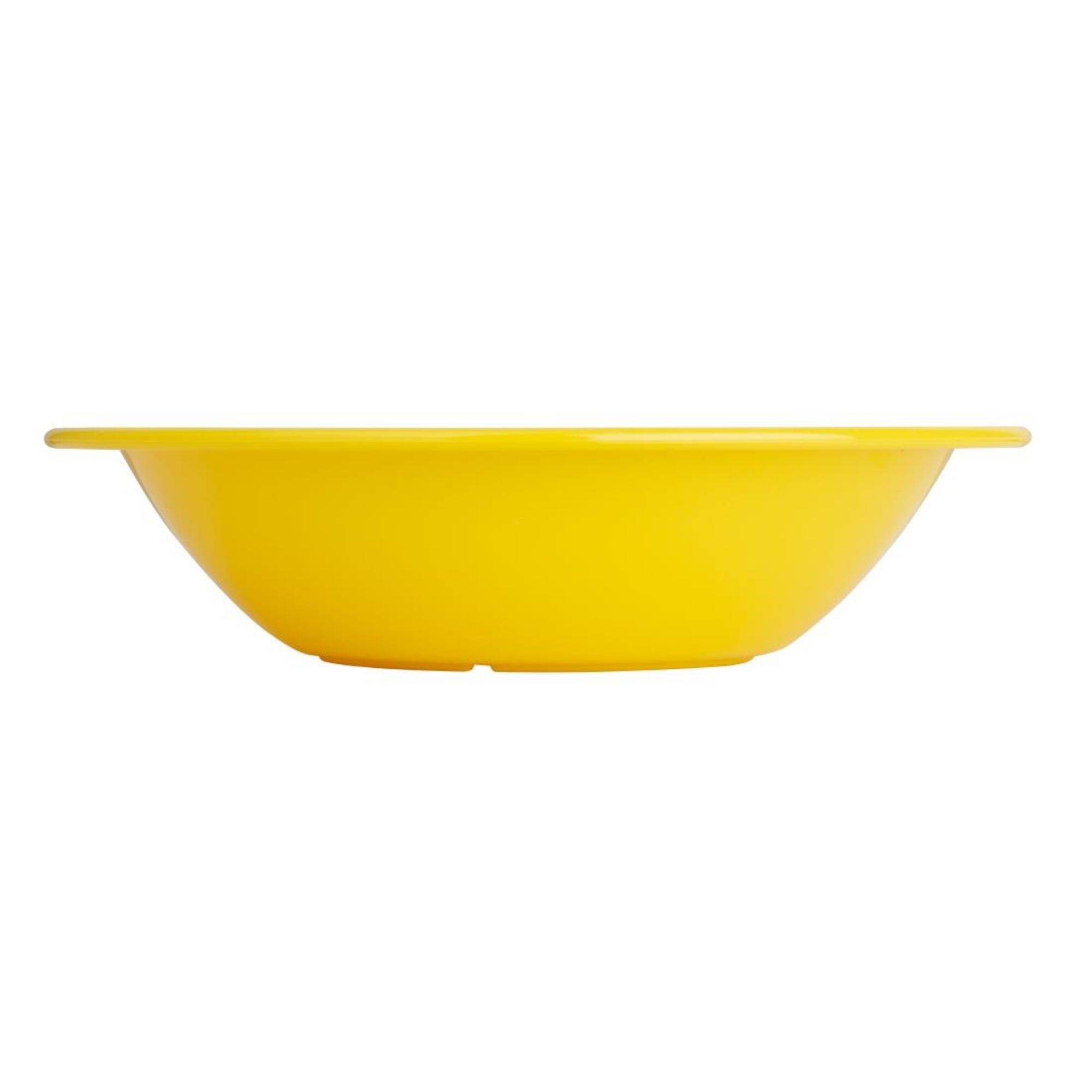 Picture of Olympia Kristallon Polycarbonate Bowls Yellow 172mm (Pack of 12)