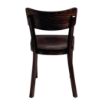 Picture of Fameg Plain Side Chairs Walnut Finish (Pack of 2) - DC355