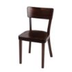 Picture of Fameg Plain Side Chairs Walnut Finish (Pack of 2) - DC355