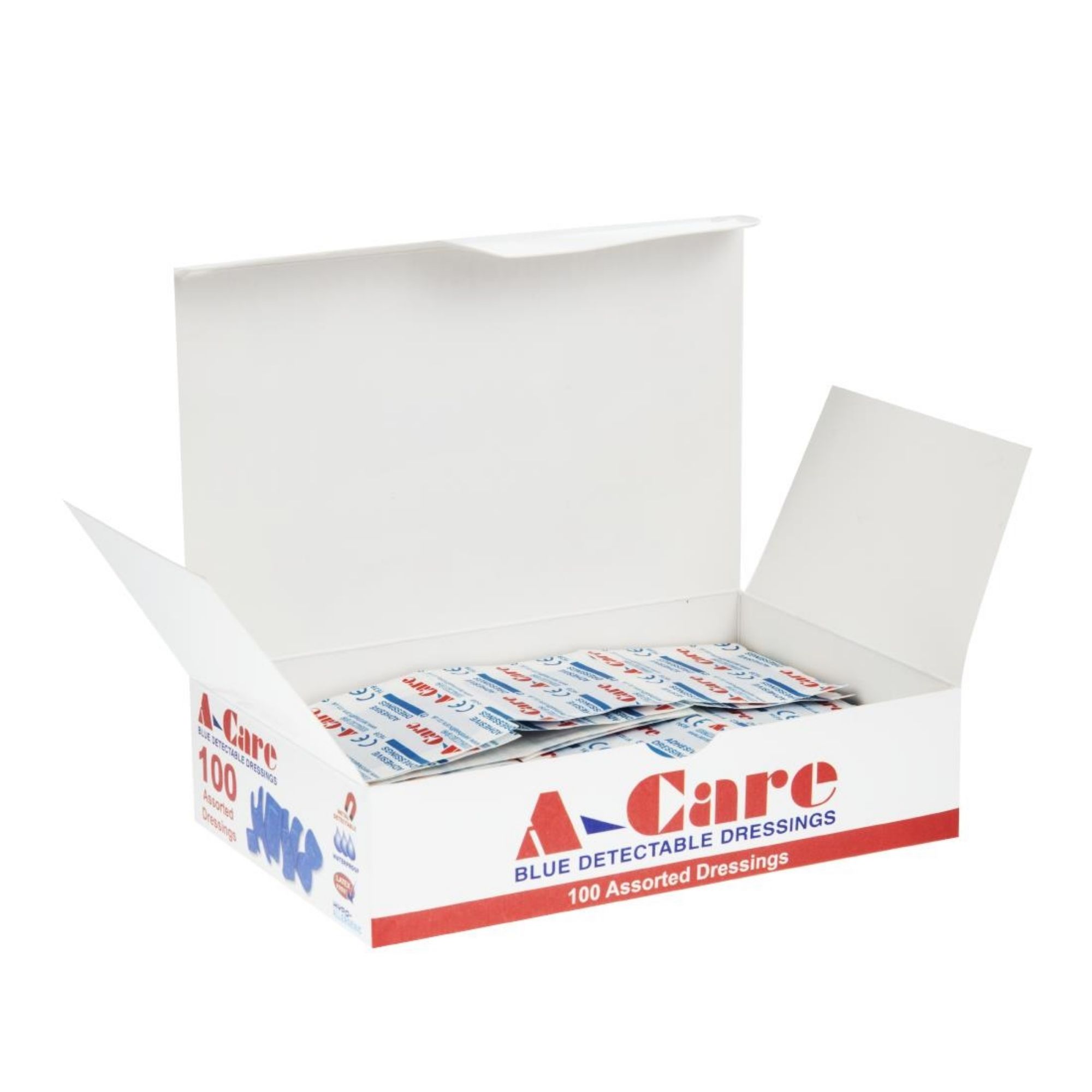 Picture of A-care Blue Assorted Plasters (100 Pack)