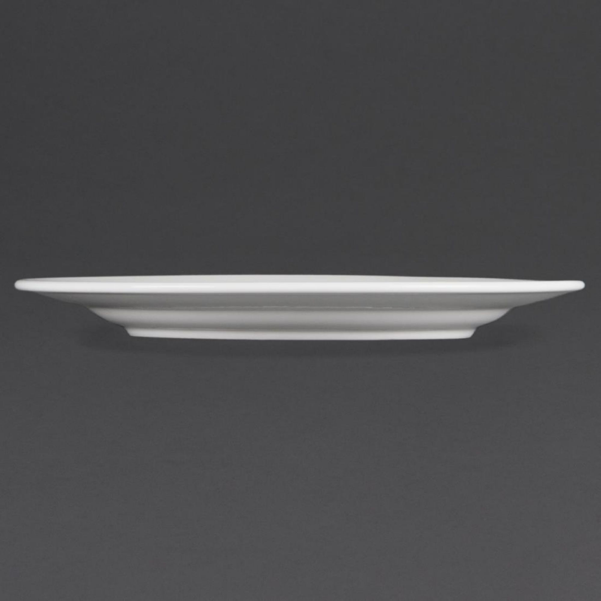 Picture of Olympia Whiteware Wide Rimmed Plates 310mm (Pack of 6)