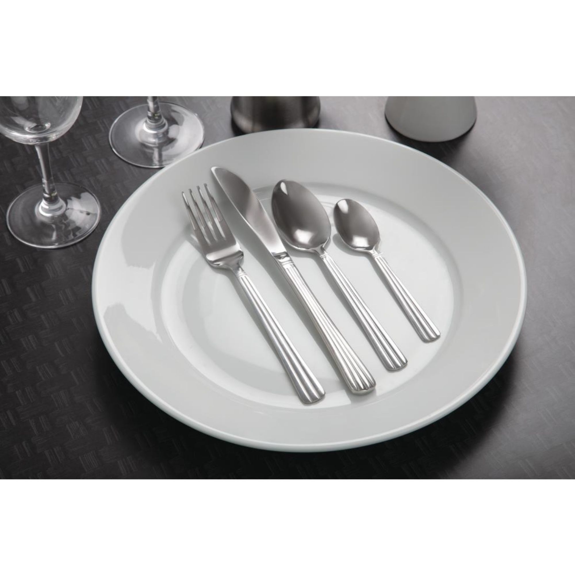Picture of Olympia Whiteware Wide Rimmed Plates 310mm (Pack of 6)