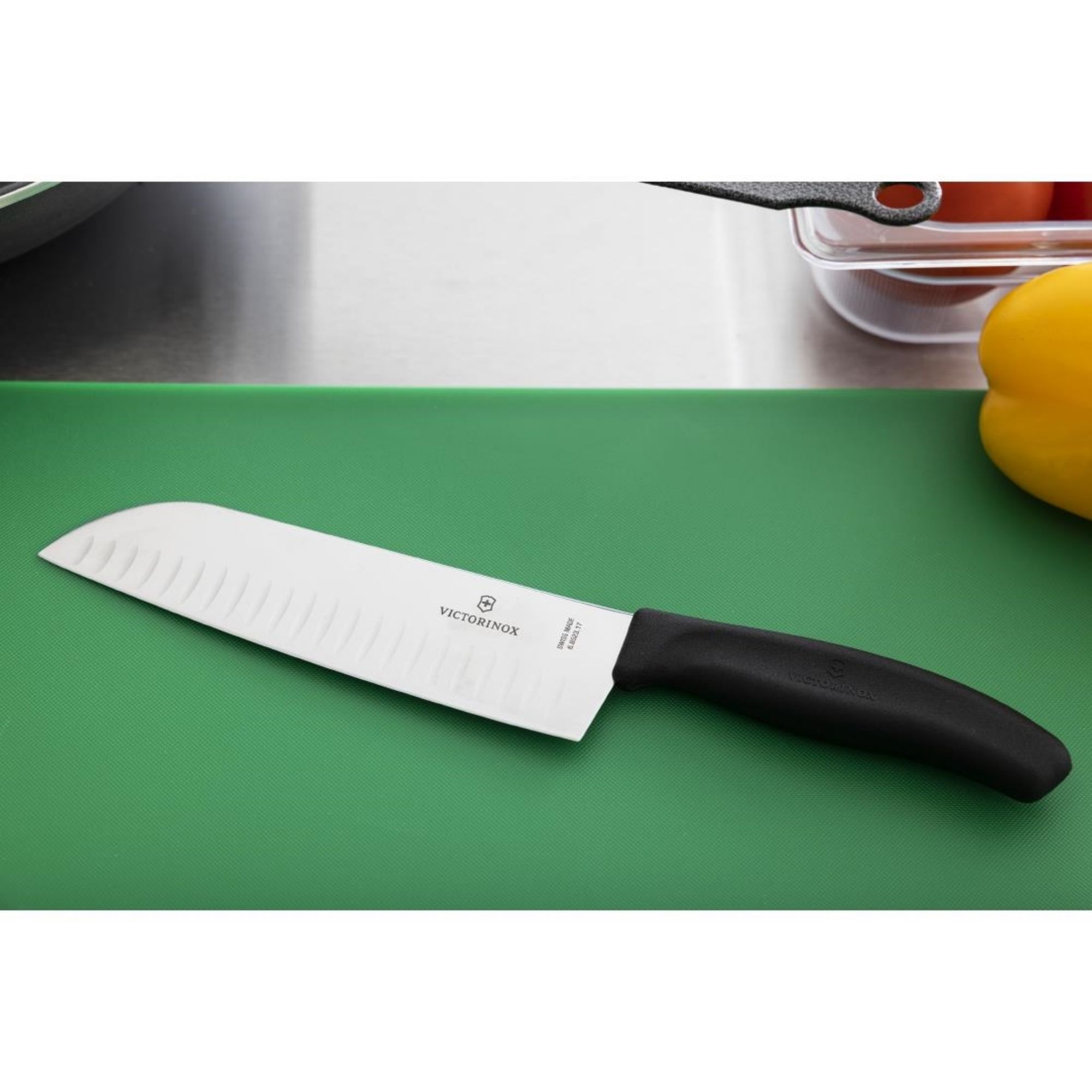 Picture of Victorinox Santoku Knife Fluted Edge 17.1cm